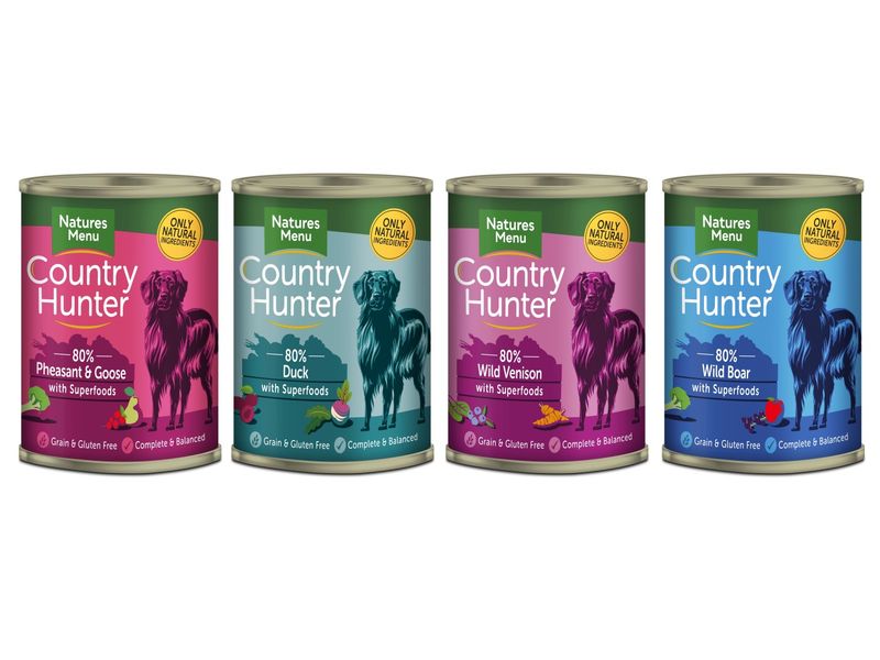 Natures Menu Country Hunter Game Tin Multipack 12x400g