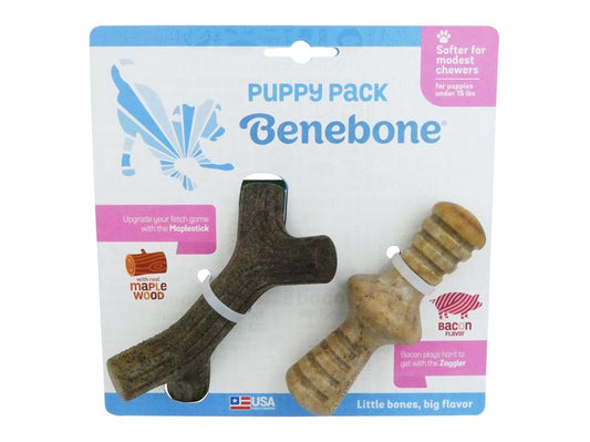 BENEBONE PUP 2PK STICK/ZAGGLER BACONTINY