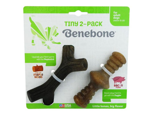 BENEBONE 2-PACK STICK/ZAGGLER BACON TINY