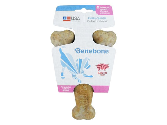 BENEBONE PUPPY WISHBONE BACON MEDIUM