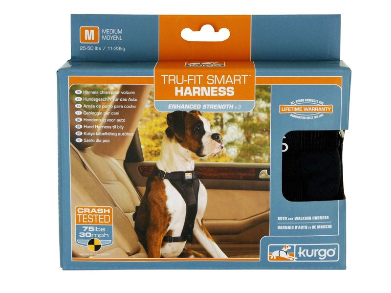 KURGO ENHANCED TFS HARNESS BLACK MEDIUM