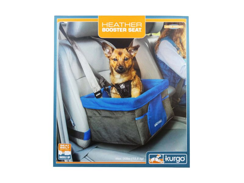 KURGO HEATHER BOOSTER SEAT CHARCOAL/BLUE