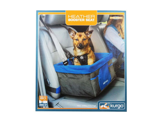 KURGO HEATHER BOOSTER SEAT CHARCOAL/BLUE