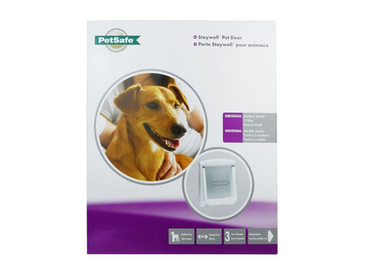 STAYWELL PET DOOR 2WAY MEDIUM WHITE