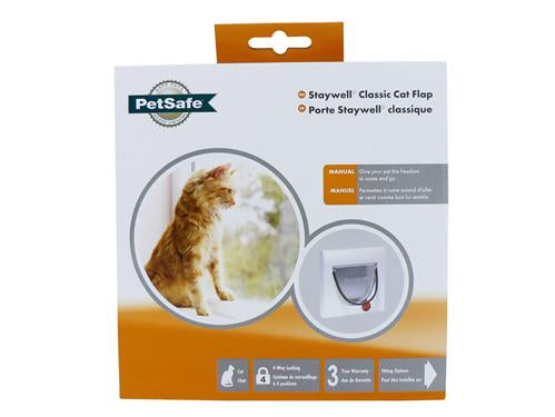 Petsafe Staywell 4-Way Cat Flap White No Tunnel