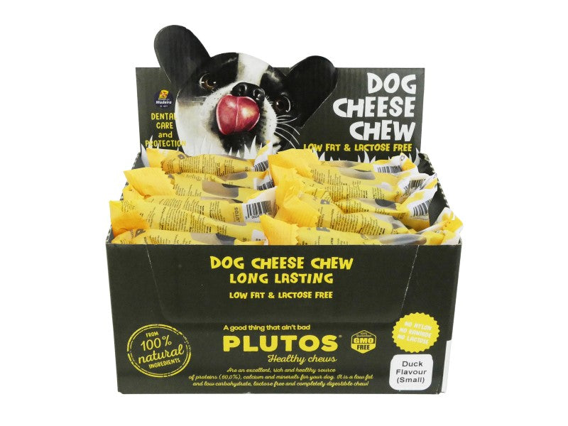 PLUTOS DUCK CHEW SMALL DISPLAY 24PC