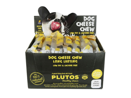 PLUTOS DUCK CHEW LARGE DISPLAY 15PC