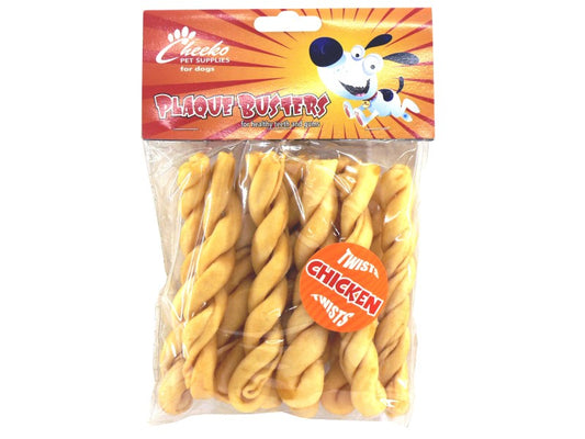 PLQ BUSTER CHICKEN TWISTS 5" 10PK