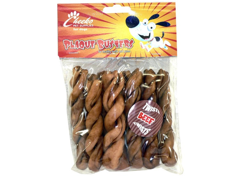 PLQ BUSTER BEEF TWISTS 5" 10PK