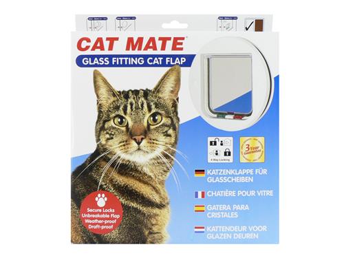 Petsafe 4-Way Glass Fitting Cat Flap