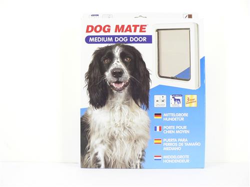 DOG DOOR  MEDIUM   WHITE