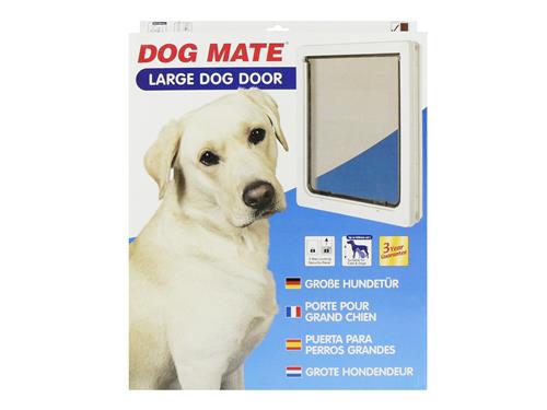 DOG DOOR  LARGE  WHITE