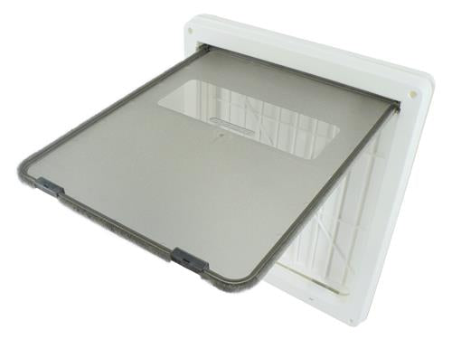 DOG DOOR  LARGE  WHITE