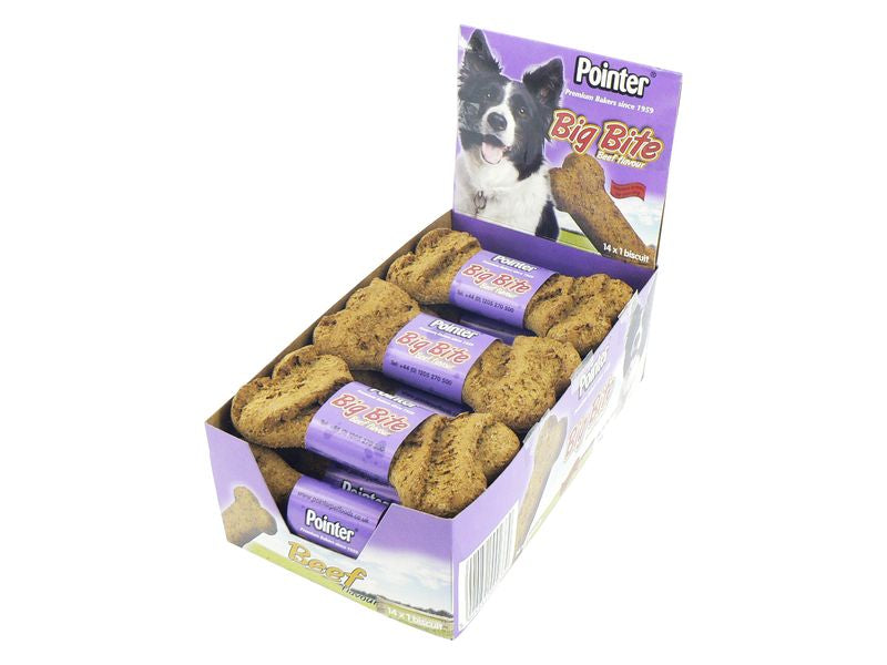 POINTER BIG BITE TREAT 14PC BEEF
