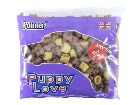 POINTER PUPPY LOVE 400G 6PK