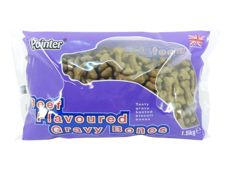 POINTER BEEF GRAVY BONES 1.5KG BAG