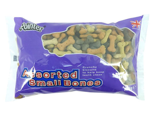 POINTER ASSORTED SMALL BONES 1.5KG BAG