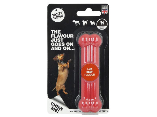 TASTYBONE NYLON BEEF XSMALL