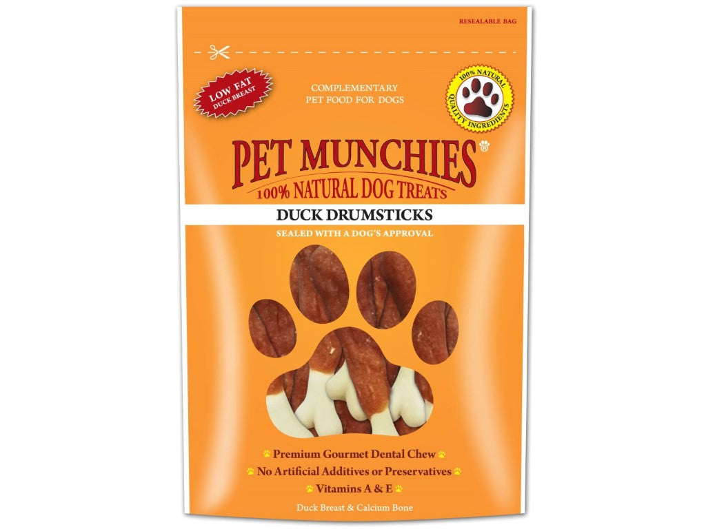 Pet Munchies Duck Drumsticks 100g