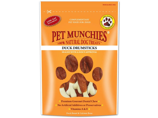 Pet Munchies Duck Drumsticks 100g
