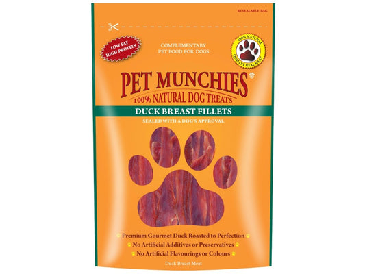 Pet Munchies Duck Breast Fillets 80G