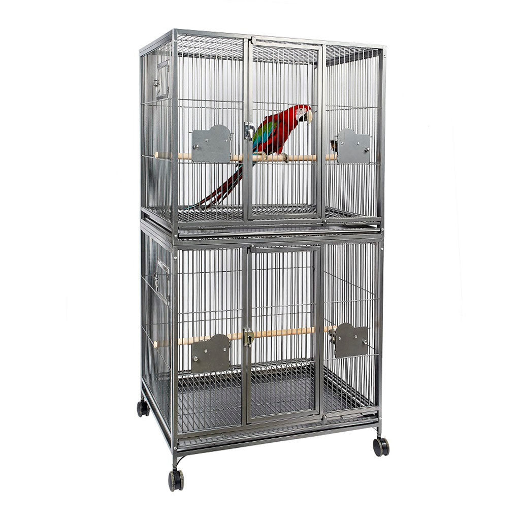 RC Parrot Double Cage
