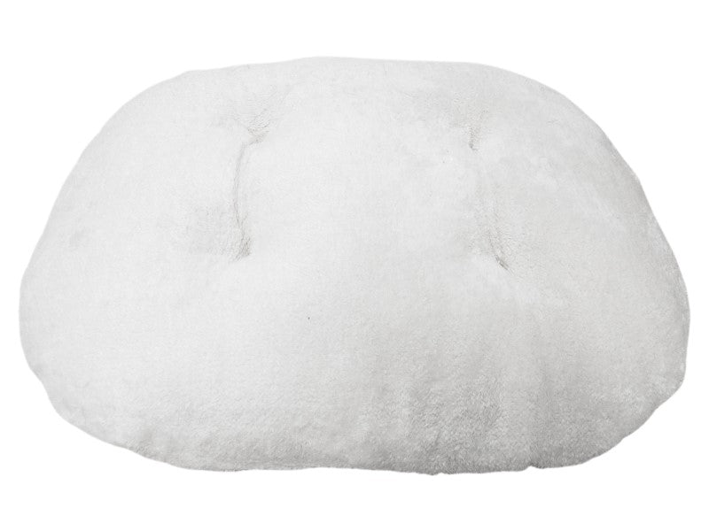 Red Tartan Wool & Sherpa Cushion 100cm