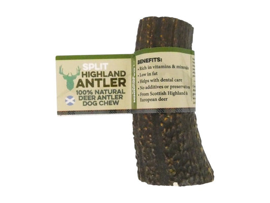 ANTLER NATURAL SPLIT STAGBAR LARGE