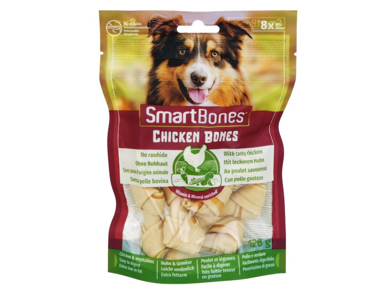 Smartbones Chicken Mini Knots 8pk 128g