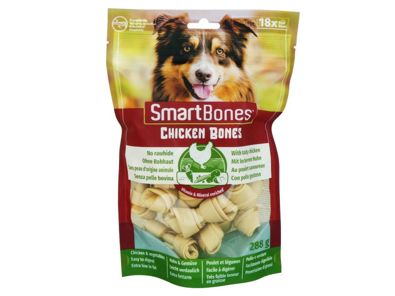 Smartbones Chicken Mini Knots 18pk 288g