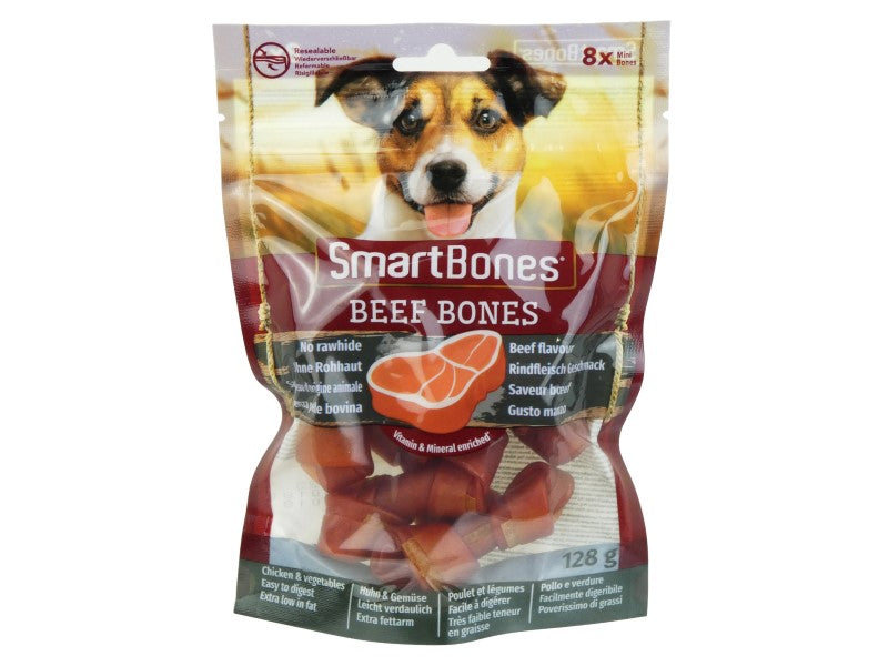 Smartbones Beef Mini Knots 8pk 128g