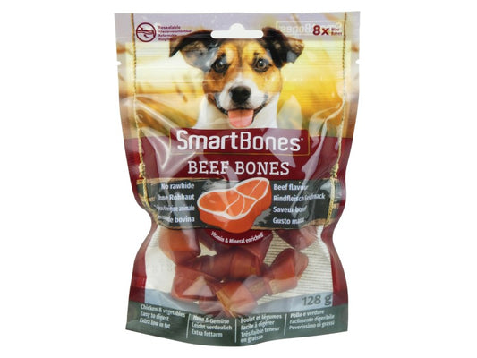 Smartbones Beef Mini Knots 8pk 128g