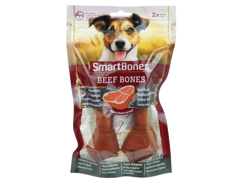 Smartbones Beef Medium Knots 2pk 158g