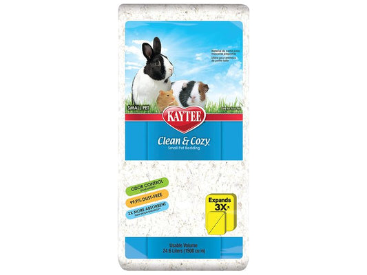 Kaytee Clean & Cozy White Bedding 25L