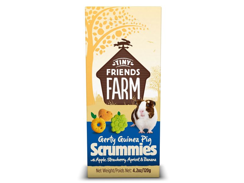 GERTY SCRUMMIES APPLE&STRAWBERRY 120G X8
