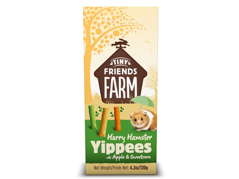 HARRY YIPPEES APPLE&SWEETCORN 120G X8