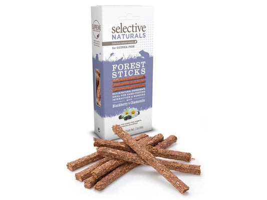 Supreme Selective Guinea Pig Forest Sticks 60g