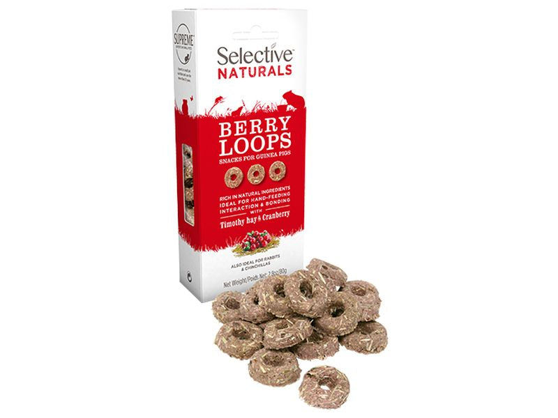 Supreme Selective Guinea Pig Berry Loops 80g