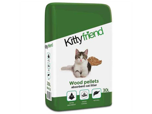 Kittyfriend Wood Pellet Cat Litter 30L