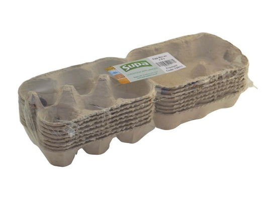 SUPA GREY EGG BOXES 8PK