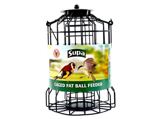 SUPA WILD BIRD CAGED SEED FATBALL FEEDER