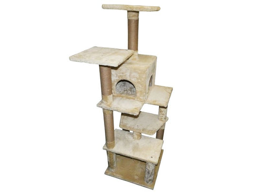 Pawise Cat Tree & Cave Scratching Post 162cm