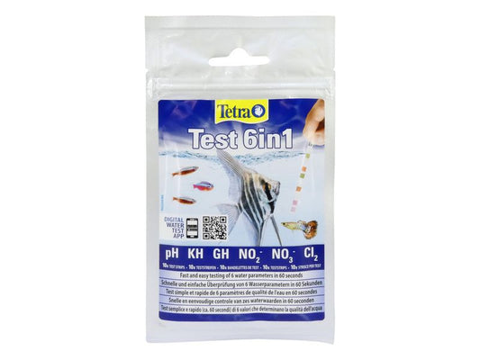TETRA TEST STRIP 6 IN 1 10 STRIPS