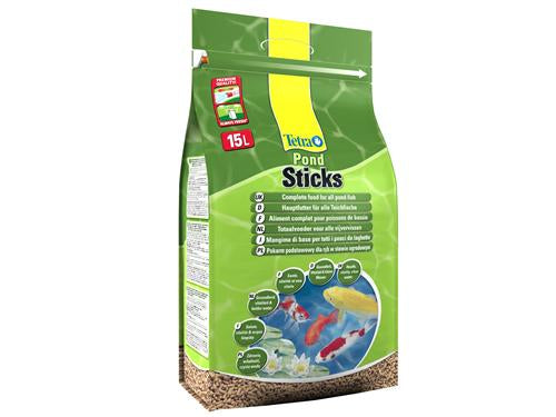 TETRAPOND FOOD STICKS 1680G 15L