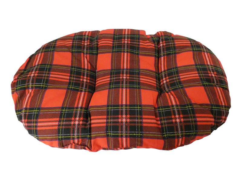 Classic Red Tartan Fibre Cushion 36"