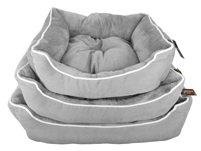SLUMBER GREY CORDU RECT BED NEST3 65-90C
