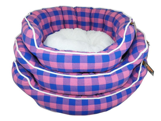 SNUGGLE PINK&BLUE OVAL NEST 3BEDS 23-30"
