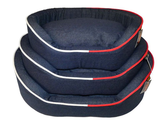 TOMMY DOG BLUE NEST 3 BEDS 52-72CM