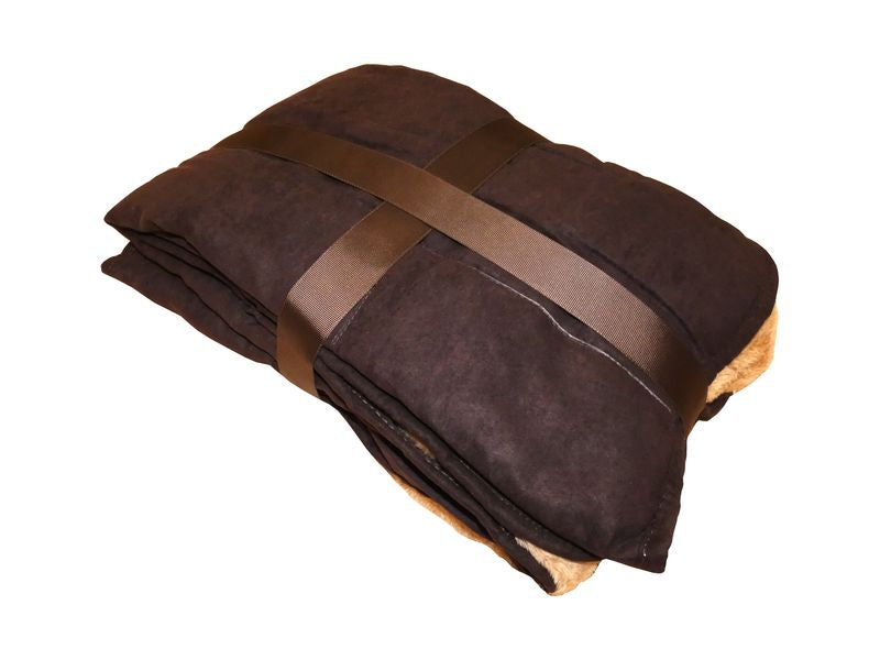 Comforter Snuggle Blanket Brown 124x80cm