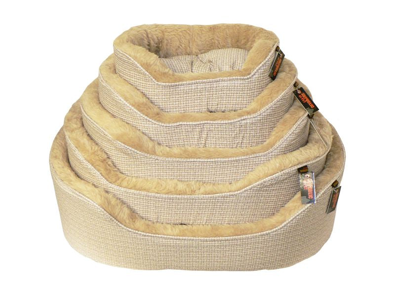 EMOTION BEIGE TARTAN NEST 5 BEDS 42-82CM